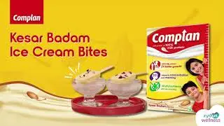 Complan Kesar Badam Ice Cream Bites