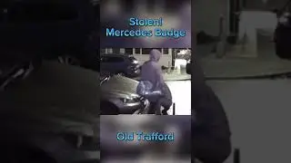 Thieves steal a Mercedes badge in the Old Trafford area. #ringdoorbell #crime