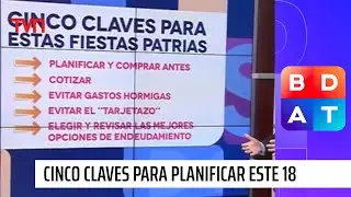 No se endeude este 18: Conozca las cinco claves para planificarse en las Fiestas Patrias | BDAT