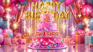 Happy Birthday Song with Cake 🎂🎶Celebration Music