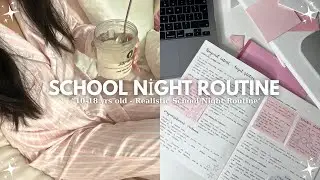 10-18 yrs old | School Night Routine Tips 🌙✨