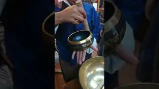 Musical bowl from Bhutan: healing and calming sound for meditation