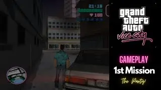 GTA Vice City Game Play | 1st Mission | Intro & Opening scene | PC 2024