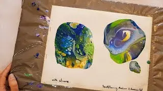 206 DecoArt Pouring Medium Trial 1 - Mixed the correct way