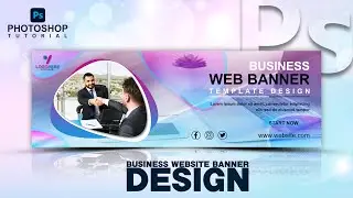 Business Website Banner Design | Photoshop Tutorial