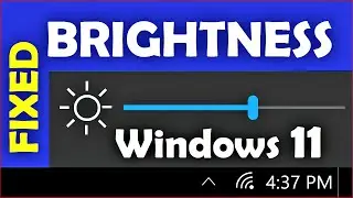 Проблема с яркостью в Windows 11 [Как исправить] 100% работает