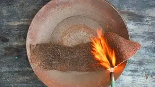 Gold Prospecting - Burning Carpet for Gold
