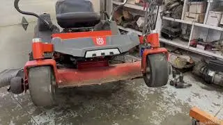 Husqvarna Z254 Zero-Turn: Replacing Broken Quill/Mandrel Assembly