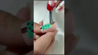 Nail Design Christmas Tree 🎄 3/12 | You Nailed It | #christmasnaildesign #christmastreenails #shorts