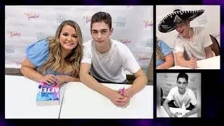 Hero and Anna book sighning at the book bonanza in dallas 📖💜