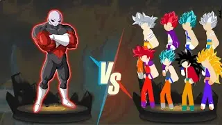Stickman Dragon Fight - Jiren Vs All Characters (1VS1)