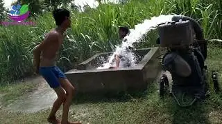 How children bath in tubewell in village? ||Nature's Beauty tubewell bath