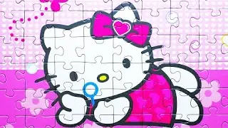(Hura Huro ) HELLO KITTY Puzzle Games Rompecabezas De Kids Toys Ravensburger Puzzles
