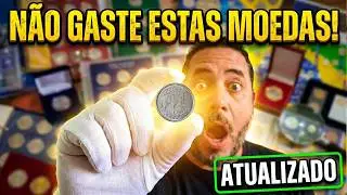 VOC&Ecirc; TEM ESSAS? Moedas do Lobo-Guar&aacute; e On&ccedil;a-Pintada que VALEM MUITO em 2026! (Cruzeiros Reais)