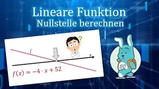 Nullstelle berechnen (Lineare Funktion)
