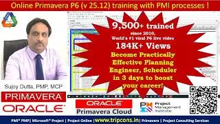 Complete Primavera P6 Training | Baselining, Comparison & Project Reports : WhatsApp +91 9891793226