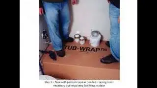 Защита ванны &ndash; TubWrap | Прочный защитный экран для ванны для строительных проектов