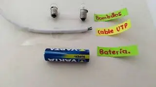 Cómo hacer un circuito eléctico en serie y paralelo, fácil.