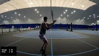 USTA 4.5 Rated Singles | George vs. Ricky Industrial League