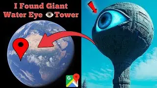 I Found Giant Water Eye Tower 👁️On Google Earth and Google Maps #googlemaps #googleearth #airalvideo