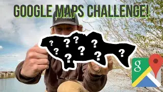One Hour GOOGLE MAPS Fishing Challenge! (NEW PB!!)