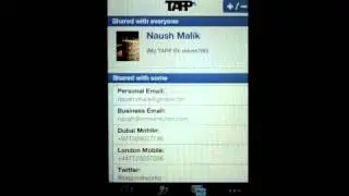 TAPP iPhone App Demo - myTAPP.com - Better Contact Management