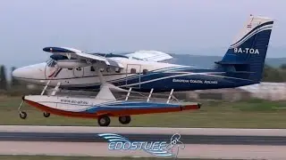 European Coastal Airlines - DHC-6-300 Twin Otter 9A-TOA - Evening Landing at Split Airport LDSP/SPU
