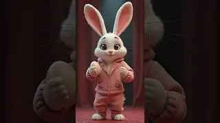 🐰 Bunny in Pink Hoodie?! | Egg in Hand, Fist in Air 💥🎀