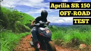 Aprilia SR150 OFF-ROAD Test | Wayanad |