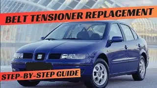 Замена натяжителя ремня безопасности Seat Toledo MK2 1M 1.4i
