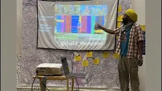 Creating the Moment intuitive painting workshop at MLK Library Washington DC 