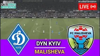 🔴LIVE- Dynamo kyiv vs Malisheva l Club Friendly Match 2026 l eFootball Pes 21 Game Video Simulation
