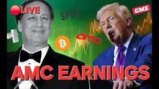 🔴LIVE Stocks & Crypto: AMC Earnings Call, Trump Speech & My PC Is DONE 