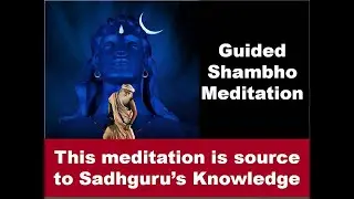 Shambho Meditation By Sadhguru on Mahashivratri