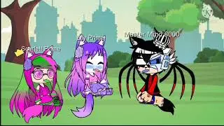 Gacha Club &bull; Me And Lily Prime And Master Mind 8000 Eating Ice Cream And Hanging Out🍦🍧🍨