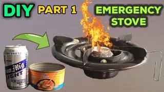 HOW TO MAKE DENATURED ALCOHOL STOVE/DIY KALAN part1
