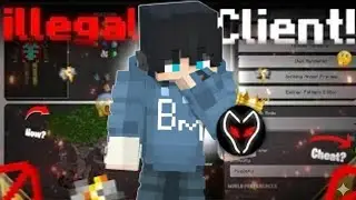 The MOST ILLEGAL CLIENT 🤯For Minecraft PE 1.21+/Bedrock (HINDI)
