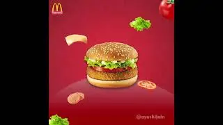 Burger -  Motion Graphic ad   #animation #motiongraphicsartist #burger #branding #motiondesigner
