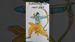 Dusshera special drawing ∆ Ram killing Ravan drawing #art #drawing #shorts