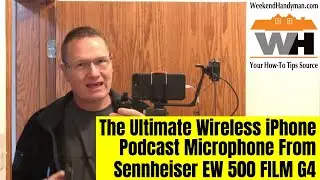 Ultimate Podcast Or Interview Mic Set Up For Iphone Sennheiser Portable Wireless Combo Set