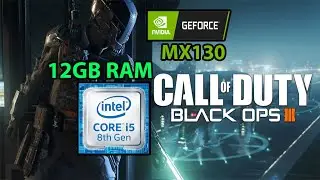 Call of Duty Black Ops III на MX130 &mdash; 12 ГБ ОЗУ &mdash; i5 8250U