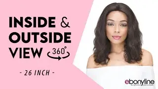JanetCollection 100% Natural Virgin RemiHumanHair 360 LACE NATURAL WIG 14 - 26 Inch | EBONYLINE.COM