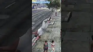 moon gravity gta v #shorts #gtav #moongravity