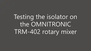 Omnitronic TRM 402 - rotary mixer isolator sound demo DJ mix
