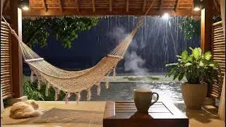 IMMERSIVE! Heavy Tropical Rain on Tin Roof | Deep Sleep & Focus 🌴 #RainSounds