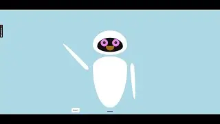Create in HTML AND CSS javascript robot animation
