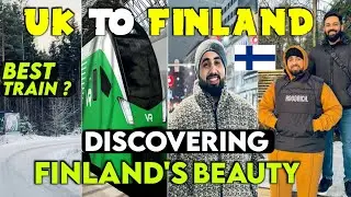 UK TO FINLAND TRAVEL VLOG | AMAZING DOUBLE-DECKER TRAIN RIDE & TURKU MEMORIES 🇫🇮