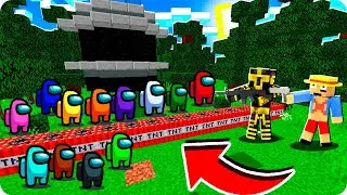 🚀 INVADIMOS LA NAVE DE AMONG US EN MINECRAFT 😱
