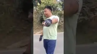 BJP goonda attack on APHLC Central Committee member Mr Hukum sing Teron.