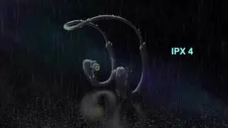 dodocool Wireless V4.1 Sports In-Ear Headphone with HD Mic CVC 6.0 IPX4 headset- Black